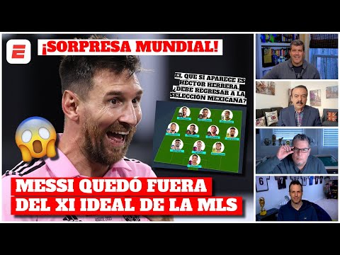 SE HIZO JUSTICIA. Lionel Messi NO ESTÁ en el XI IDEAL de la MLS 2023 ¿ESTÁN DE ACUERDO? | Exclusivos