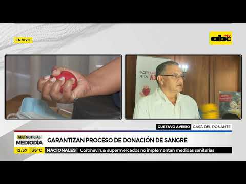 Garantizan provisión de donación de sangre