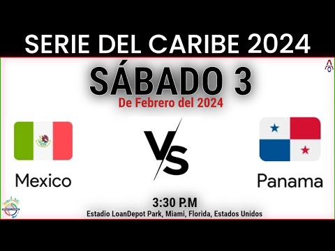 México Vs Panamá en la  Serie del Caribe 2024 - Miami