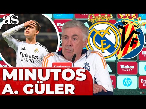 ANCELOTTI explica en 20 SEGUNDOS los POCOS MINUTOS de ARDA GÜLER