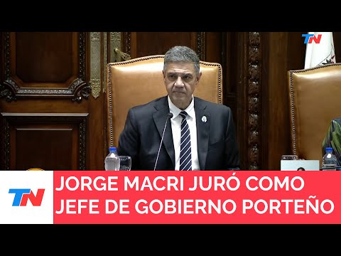 Jorge Macri juró como jefe de gobierno porteño y la Legislatura trata el Presupuesto 2024