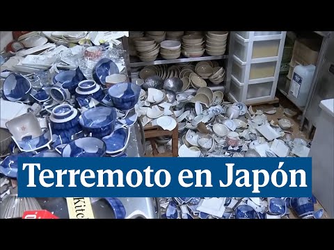 Japón tiembla por un terremoto de magnitud 6,6 que ha dejado varios heridos y múltiples destrozos