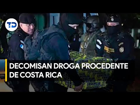 1.7 toneladas de cocaína procedente de Costa Rica es decomisada en Guatemala