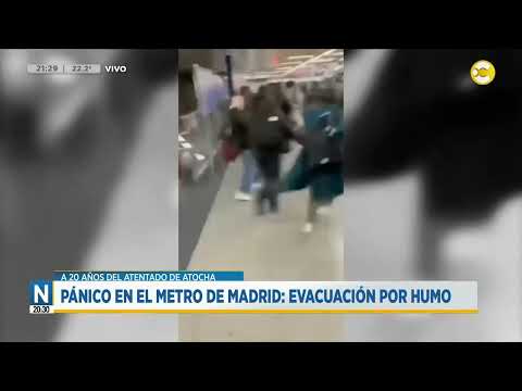 Pánico en el metro de Madrid: evacuación por humo a 20 años de Atocha ?N20:30? 14-03-24