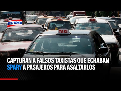 Cercado de Lima: Capturan a falsos taxistas que echaban spray a pasajeros para asaltarlos