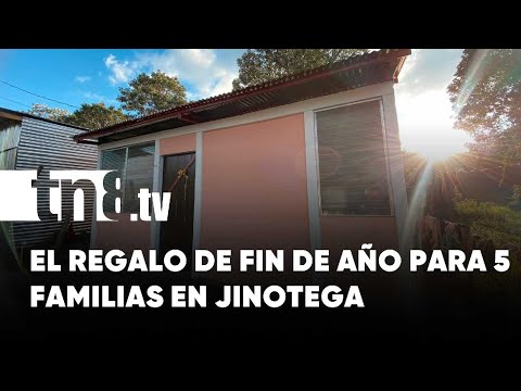 Familias de extrema pobreza reciben vivienda en Jinotega