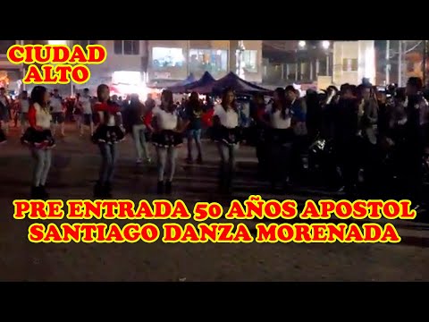 ASI CELEBRO ZONA APOSTOL SANTIAGO CON DANZA DE MORENADA Y CAPORALES EN LA CIUDAD DEL ALTO..