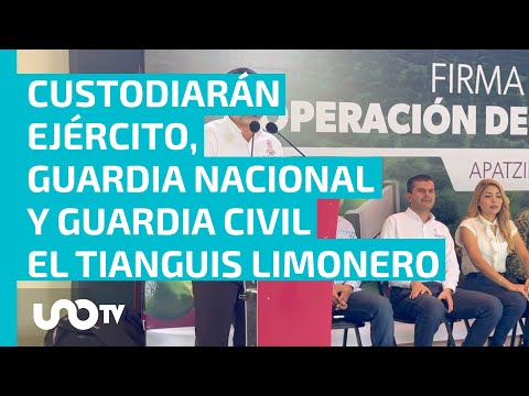 Firman Convenio de Operación del Tianguis Limonero en Michoacán