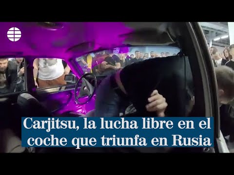 Carjitsu, la lucha libre en el coche que triunfa en Rusia