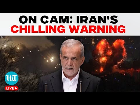 LIVE: Iranian President Masoud Pezeshkian Speech Hours After Missile Strikes On Israel