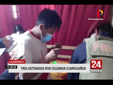 Cajamarca: intervienen fiesta donde asistentes bebían licor desde hace tres días