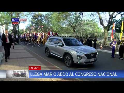 Mario Abdo deja oficialmente la presidencia del Paraguay
