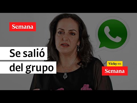 María Fernanda Cabal se salió de grupo de WhatsApp del uribismo: ¿está molesta | Semana Noticias