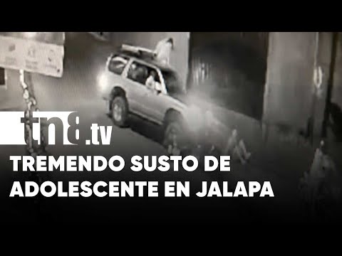Adolescente sufre accidente de tránsito en Jalapa - Nicaragua