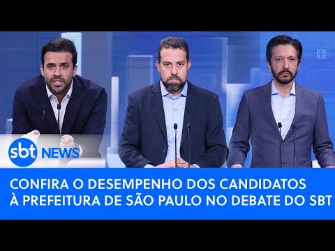 Confira o desempenho dos candidatos à Prefeitura de São Paulo no debate do SBT