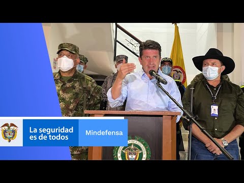 Declaraciones del ministro de Defensa en Consejo de Seguridad  | Yopal, Casanare