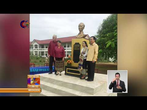 Laos: inauguran escuela en homenaje al Día de la Cultura Cubana