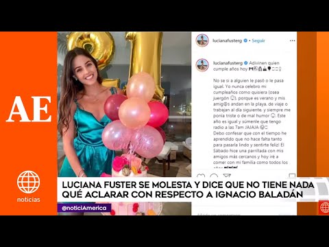 América Espectáculos: Luciana Fuster molesta porque la relacionan con Ignacio Baladán
