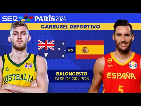 AUSTRALIA vs ESPAÑA | BALONCESTO MASCULINO - JUEGOS OLÍMPICOS DE PARÍS 2024 | FASE DE GRUPOS