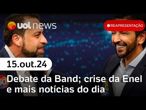 Crise da Enel; debate com Boulos e Nunes; Lula e evangélicos e + notícias | Reapresentação UOL News