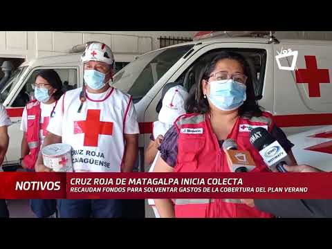 Cruz Roja Matagalpa inicia colecta para recaudar fondos y cubrir el plan verano 2022