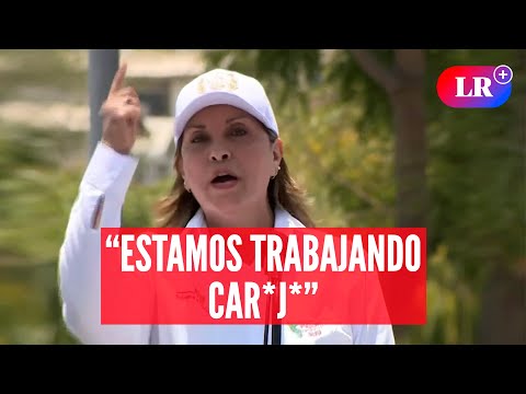 DINA BOLUARTE sorprende con comentario sobre CRÍTICAS a su gestión: Estamos trabajando carj| #LR