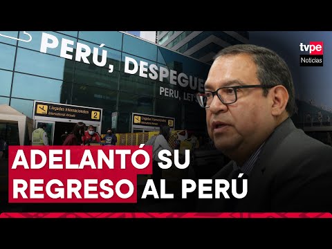 Alberto Otárola regresa hoy al Perú tras difusión de audio