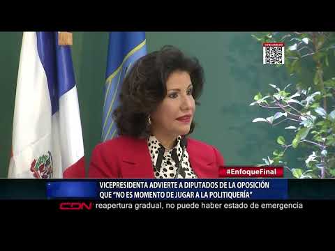 Margarita Cedeño: “El pueblo necesita que la Cámara de Diputados apruebe el estado de emergencia”