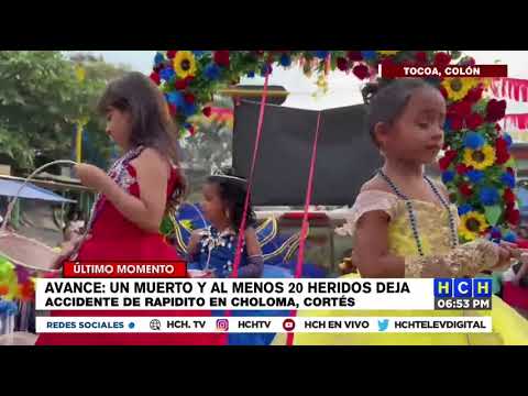 ¡Con gran éxito! Desarrollan el tradicional desfile de carrozas en Tocoa en honor a San Isidro