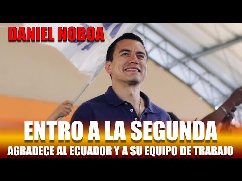 Candidato Daniel Noboa Celebra Segundo Lugar en Elecciones y Anuncia Continuación de Campaña