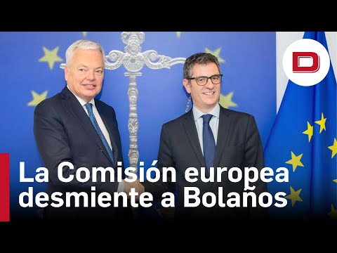 La Comisión Europea desaira a Bolaños y niega que haya «cero preocupación» por la deriva de Sánchez