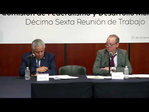 Reunión de la Comisión de Federalismo y Desarrollo Municipal, del 7 de diciembre de 2022