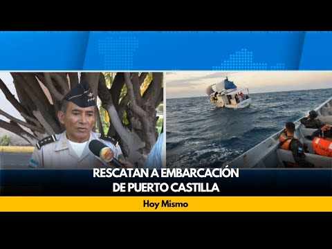 Rescatan a embarcación de Puerto Castilla