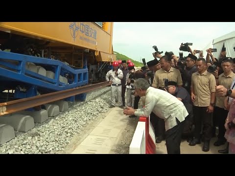 China-backed Malaysian railway gets on track