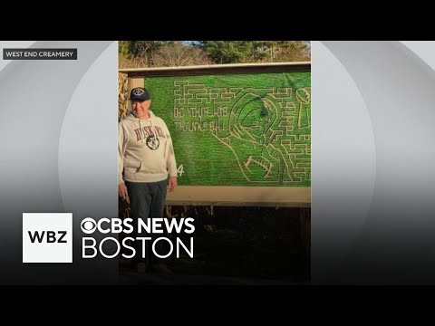 Bill Belichick visits Massachusetts corn maze honoring his winning seasons with Patriots