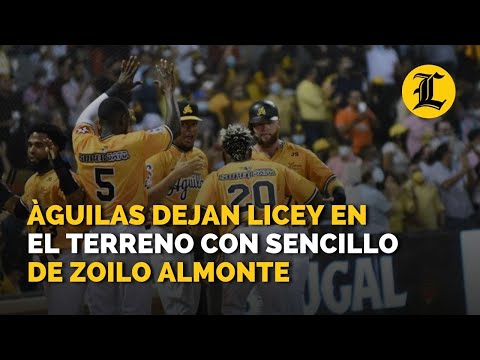 Àguilas dejan Licey en el terreno con sencillo de Zoilo Almonte