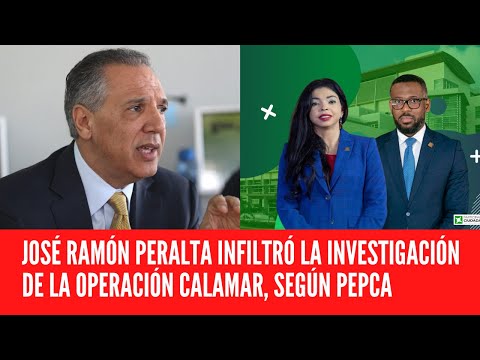 JOSÉ RAMÓN PERALTA INFILTRÓ LA INVESTIGACIÓN DE LA OPERACIÓN CALAMAR, SEGÚN PEPCA