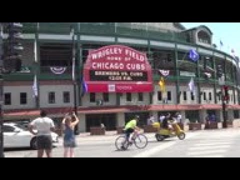 Chicago rooftop rare view: Major League Baseball