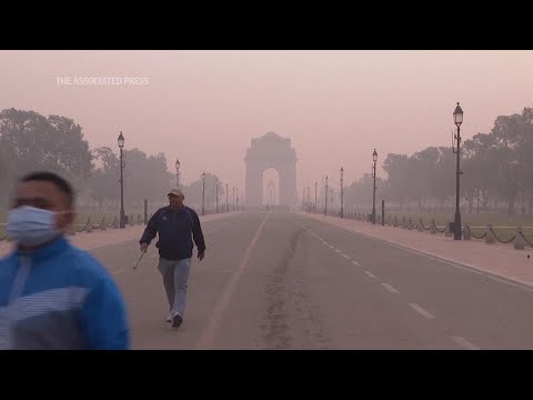 Regreso de las mascarillas y cierre de escuelas en Nueva Delhi por contaminación