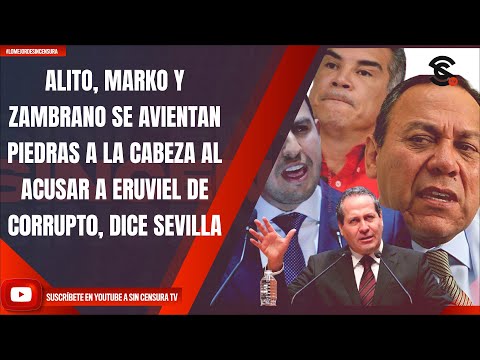 #LoMejorDeSinCensura ALITO, MARKO Y ZAMBRANO SE AVIENTAN PIEDRAS A LA CABEZA AL ACUSAR A ERUVIEL...