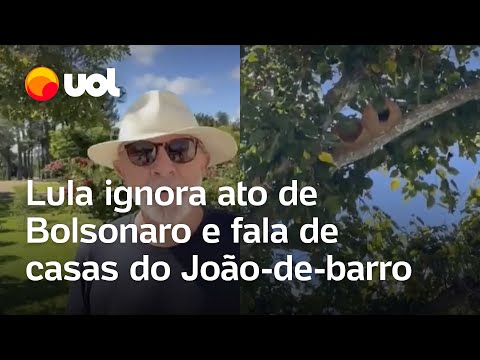 Em dia de ato pró-Bolsonaro, Lula fala de pássaro e Minha Casa Minha Vida
