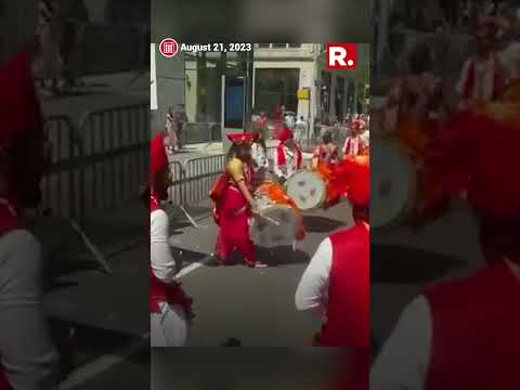 Indians celebrate Independence Day at 41st Annual India Day Parade In New York