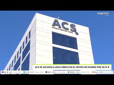 ACS se adjudica obras en el metro de Madrid por 38 millones de euros