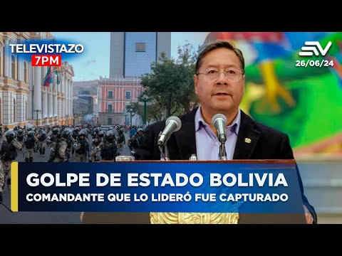 Intento de Golpe de Estado en Bolivia, comandante Juan José Zúñiga lo lideró | Televistazo #ENVIVO