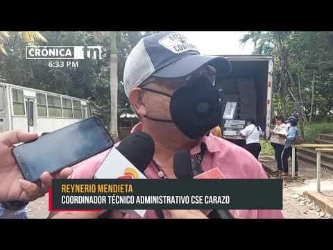 Avanza proceso democrático: Llegan 441 maletas electorales a Carazo - Nicaragua