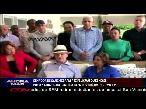 Senador de Sánchez Ramírez Félix Vásquez no se presentará como candidato en próximos comicios