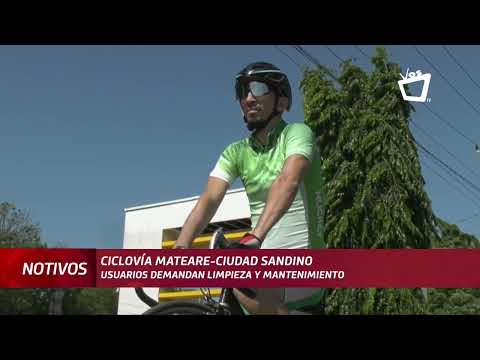 La ciclovía Mateare-Ciudad Sandino utilizada por cualquiera menos por ciclistas