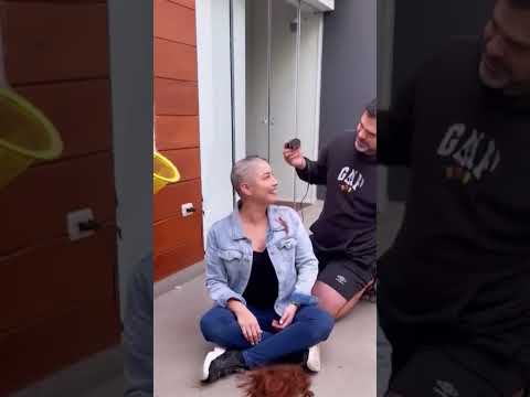 AMÉRICA ESPECTÁCULOS | Natalia Salas se rapó el cabello junto a su pareja | #shorts