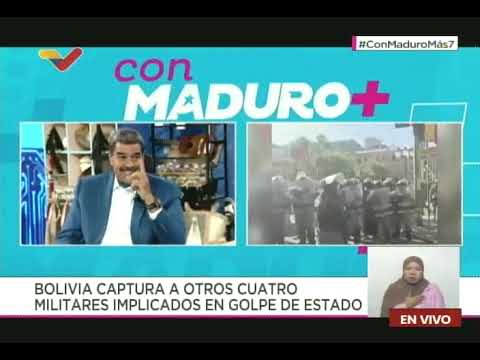 Maduro se solidariza con Lucho Arce y rechaza acusaciones de autogolpe en Bolivia, 1 julio 2024