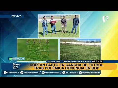 Copa Perú: cortan césped de estadio en pésimas condiciones donde se jugará el torneo ‘macho’